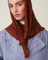 Moismont Scarf Achille No 851 in Violin 2 - Bliss Boutiques