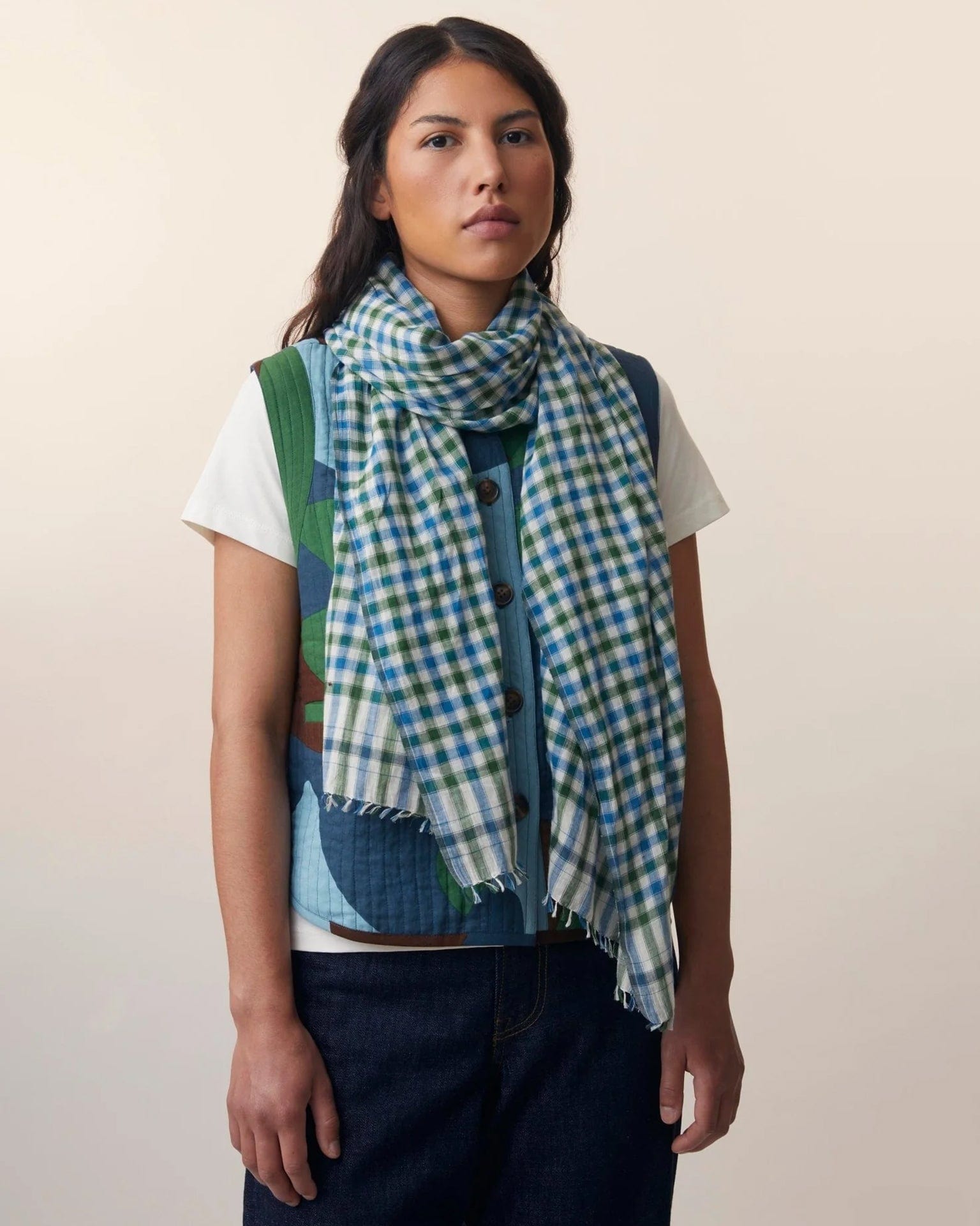 Moismont Scarf No 769 in Bottle Green