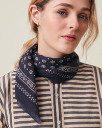 Moismont Scarf Olaf No 676 in Eyeliner 2 - Bliss Boutiques