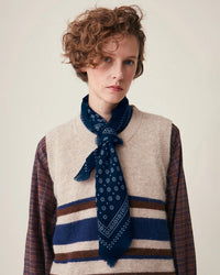 Moismont Scarf Olaf No 676 in Magic Blue 1 - Bliss Boutiques