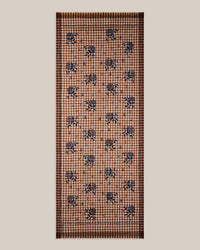 Moismont Scarf Vichy No 693 in Flowers Henna 4 - Bliss Boutiques