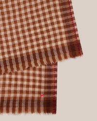 Moismont Scarf Vichy No 693 in Henna 3 - Bliss Boutiques
