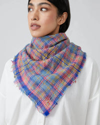 Moismont Accessories Daisy Pink Stewart Scarf No 801 in Daisy Pink