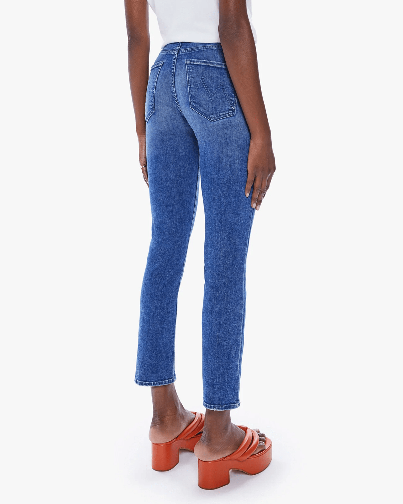 Mother The Mid Rise Dazzler Ankle in Wish On A Star