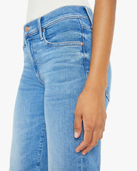 Mother The Mid Rise Rambler Zip Ankle in Out Of The Blue