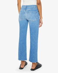 Mother The Mid Rise Rambler Zip Ankle in Out Of The Blue
