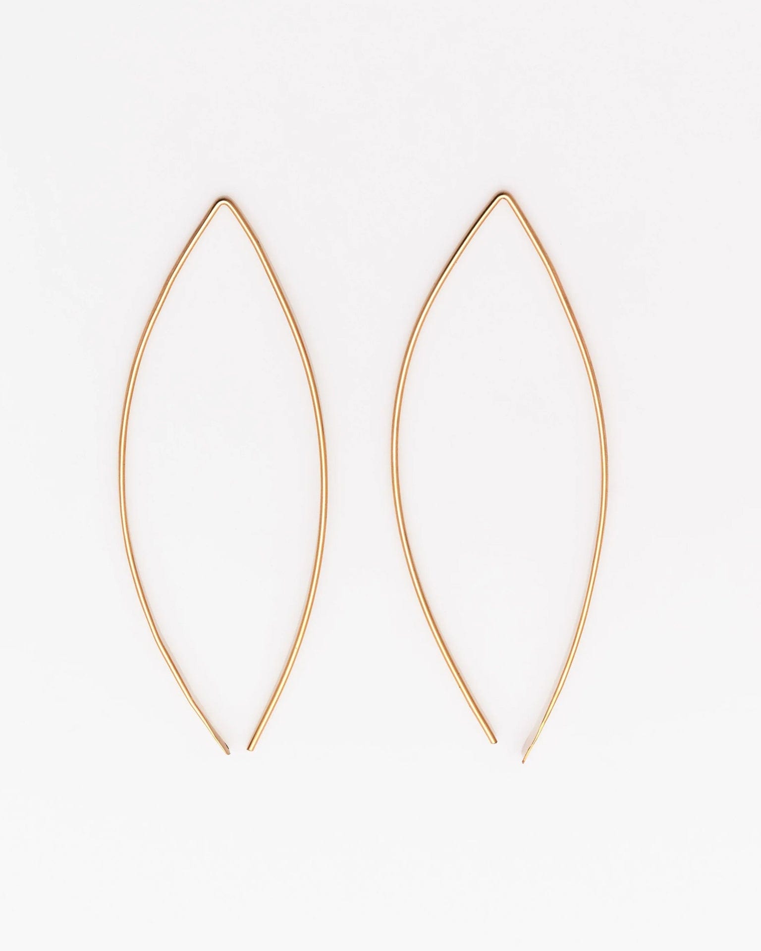 Nashelle Arc Slide Thru Earrings in 14k Gold Fill