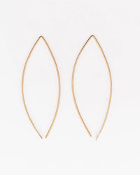 Nashelle Arc Slide Thru Earrings in 14k Gold Fill