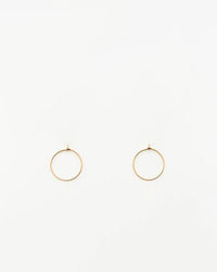 Nashelle Small Classic Hoop Earrings in 14K Gold Fill