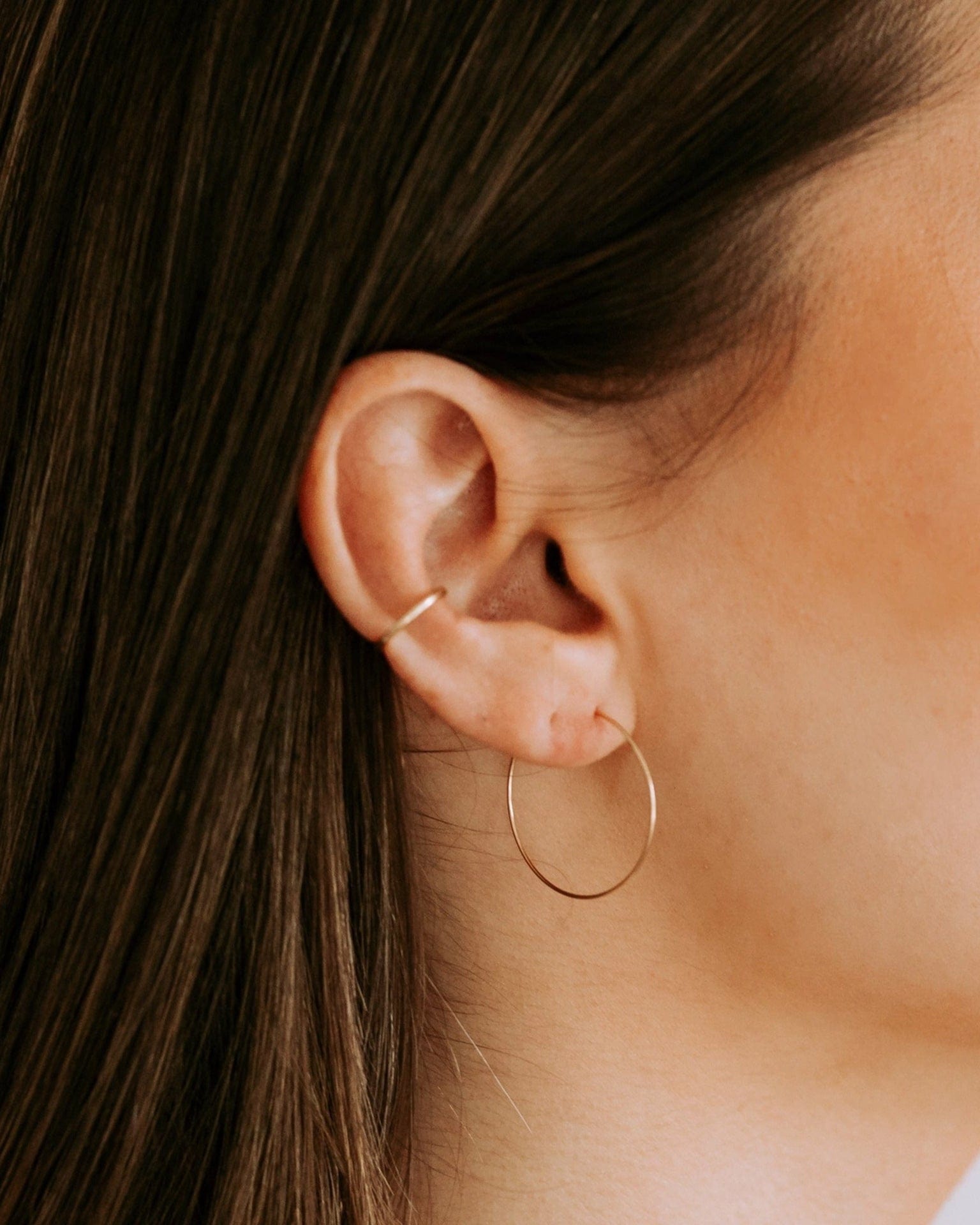 Nashelle Small Classic Hoop Earrings in 14K Gold Fill