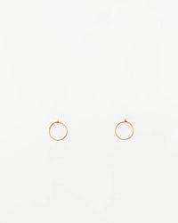 Nashelle Tiny Classic Hoop Earrings in 14K Gold Fill