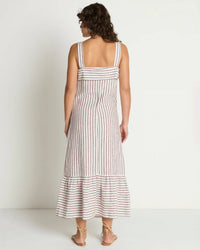 Nation LTD Amalia Midi Dress in Praline Stripe 5 - Bliss Boutiques