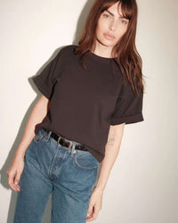 Nation LTD Bane Sweatshirt Tee in Jet Black