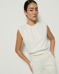 Nation LTD Billie Sweatshirt in Porcelain