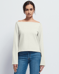 Nation LTD Bryce Boat Neck in Porcelain
