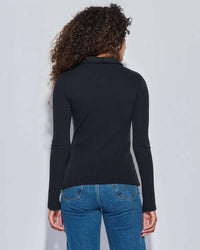 Nation LTD Coco Keyhole Top in Jet Black