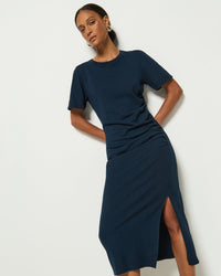 Nation LTD Cole T-Shirt Dress in Night Sky