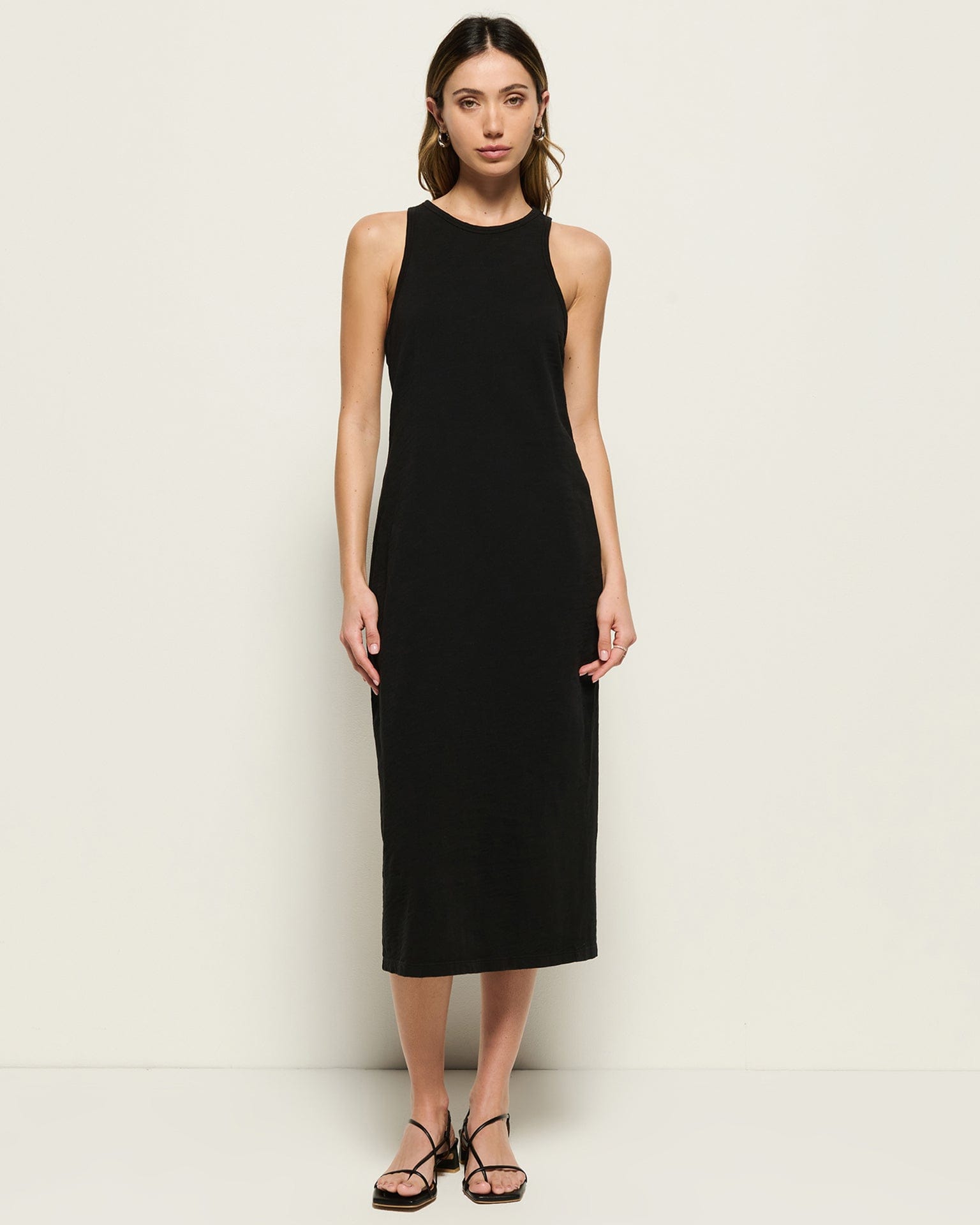 Nation LTD Dani Tank Dress in Jet Black