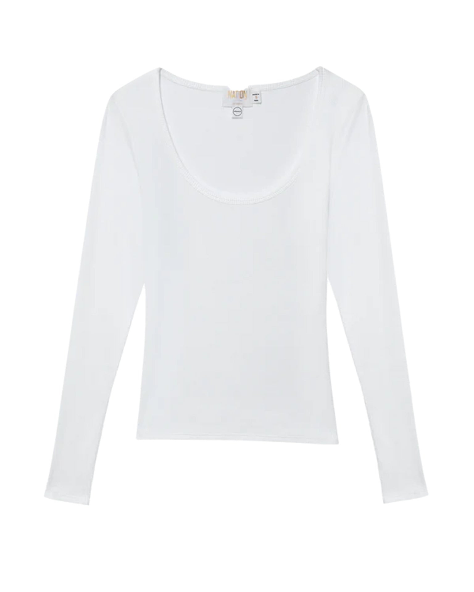 Nation LTD Elaine Long Sleeve in White