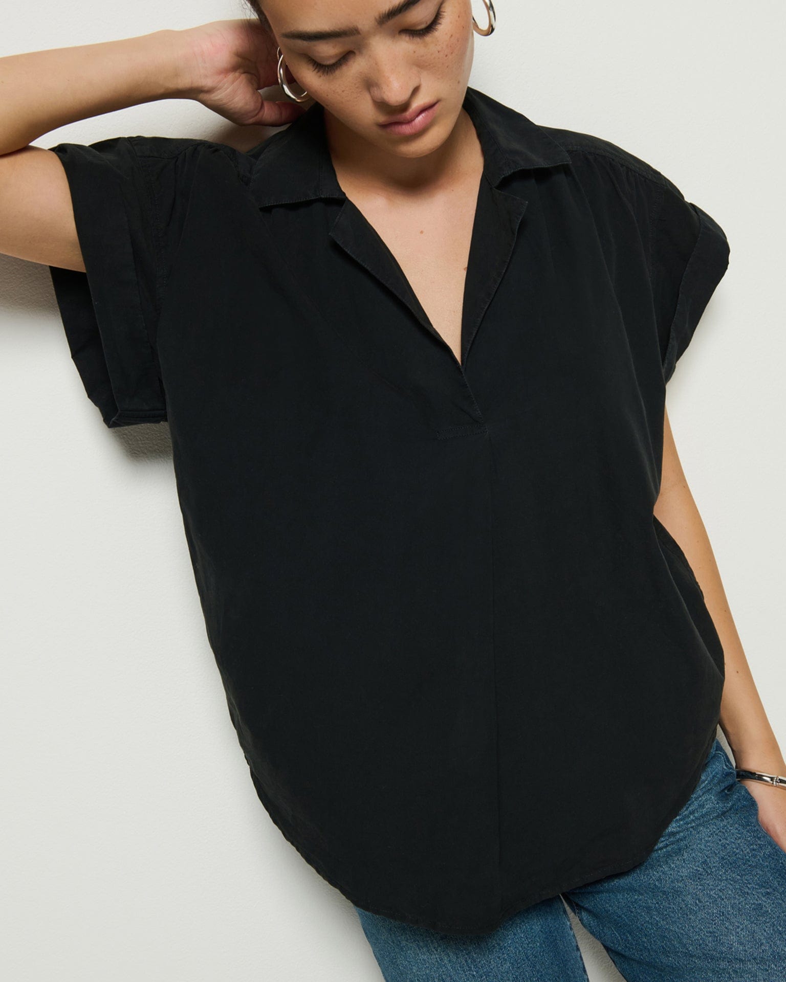 Nation LTD Elliot T-Shirt in Jet Black