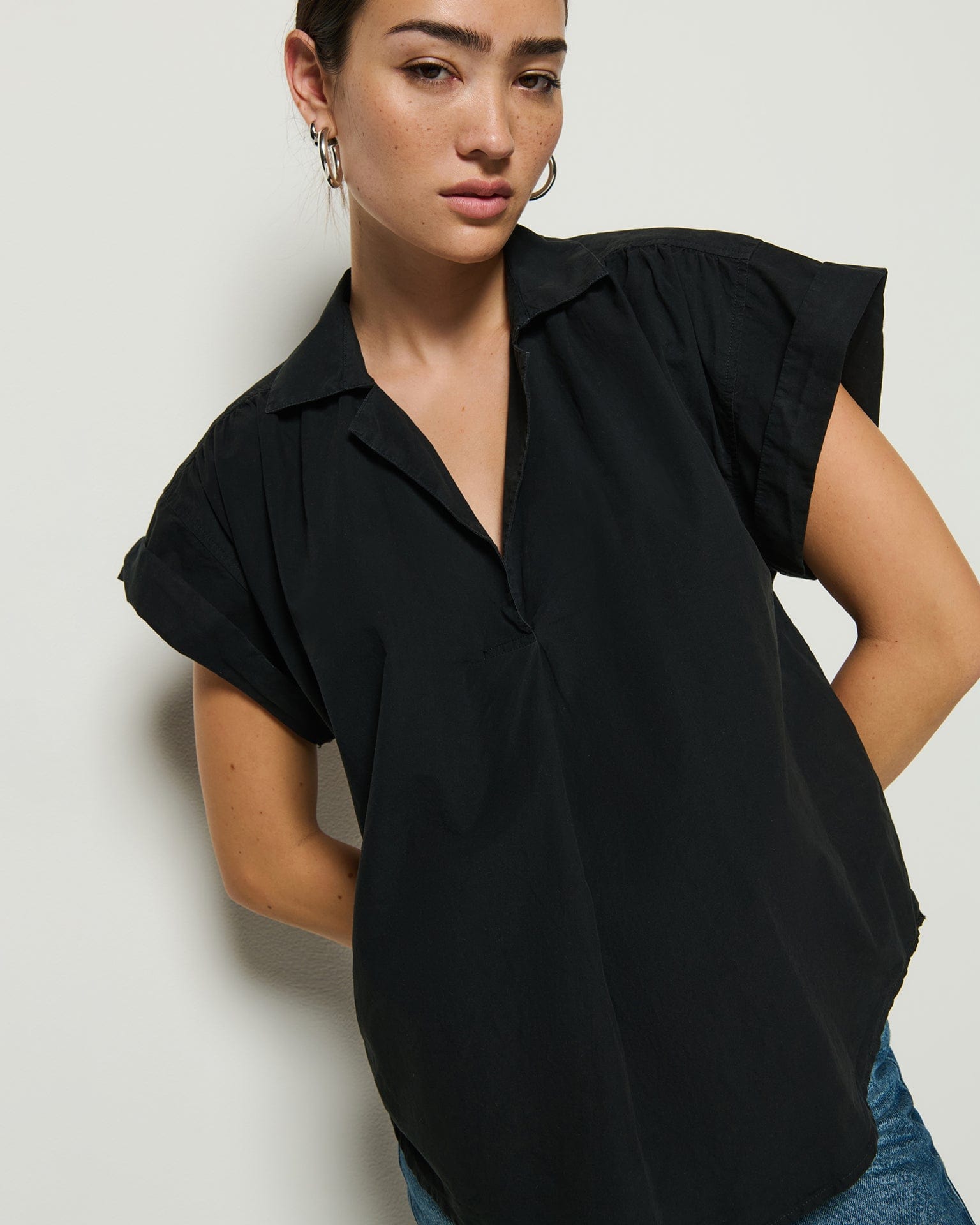 Nation LTD Elliot T-Shirt in Jet Black