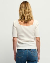 Nation LTD Frenchie Top in Porcelain