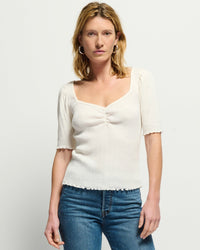 Nation LTD Frenchie Top in Porcelain