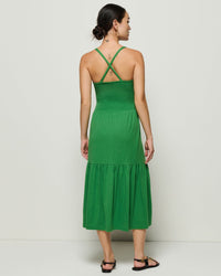 Nation LTD Penelope Cross Back Midi in Green Lawn