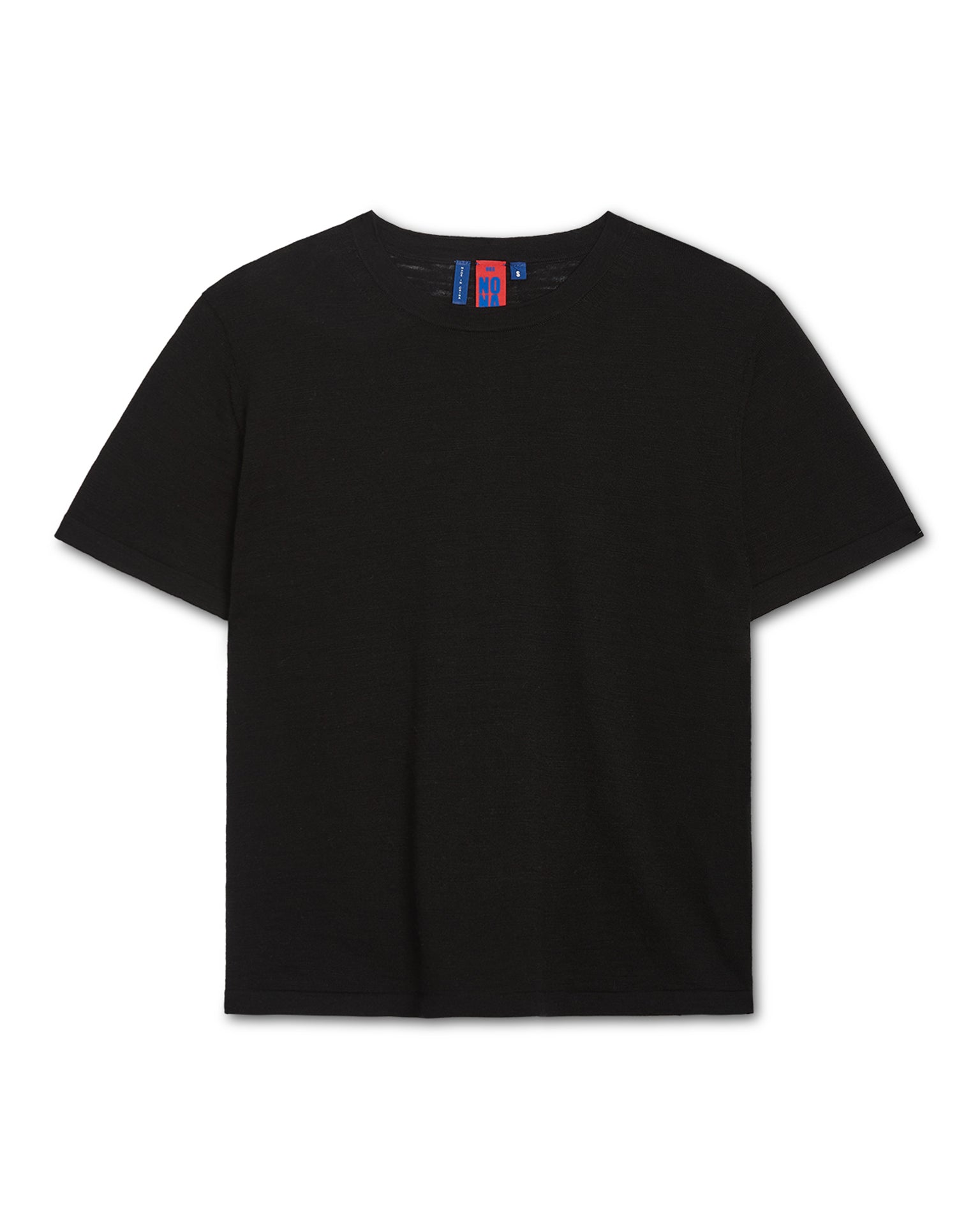 NO NAME Boxy Crewneck Tee in Black