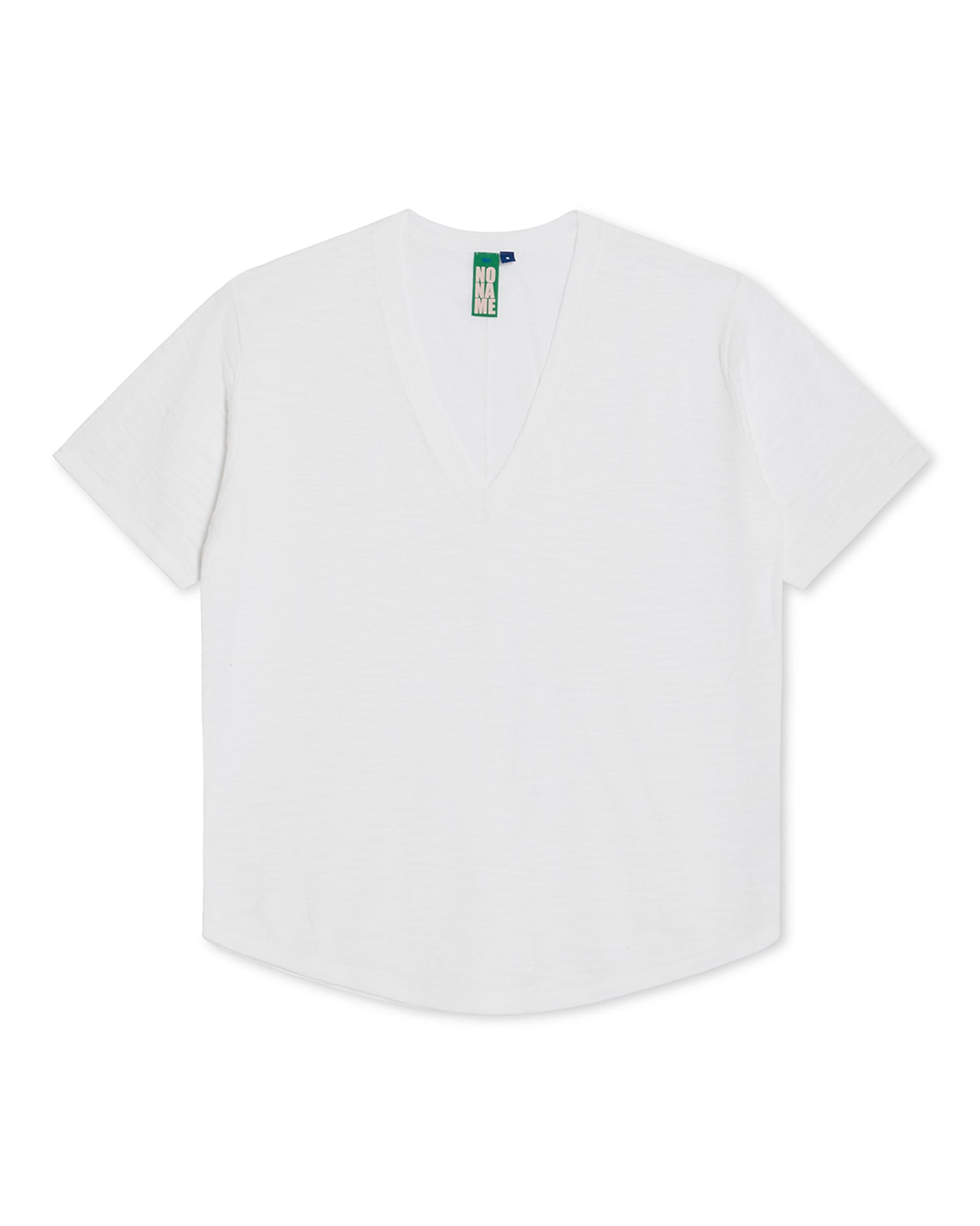 NO NAME V-Neck Tee in White