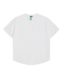 NO NAME V-Neck Tee in White