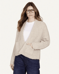 Not Monday Owen Sweater Jacket in Natural