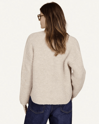 Not Monday Owen Sweater Jacket in Natural