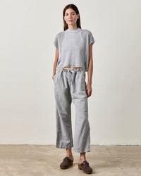 NSF Akari Tie Waist Pants in Pale Grey