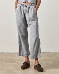 NSF Akari Tie Waist Pants in Pale Grey