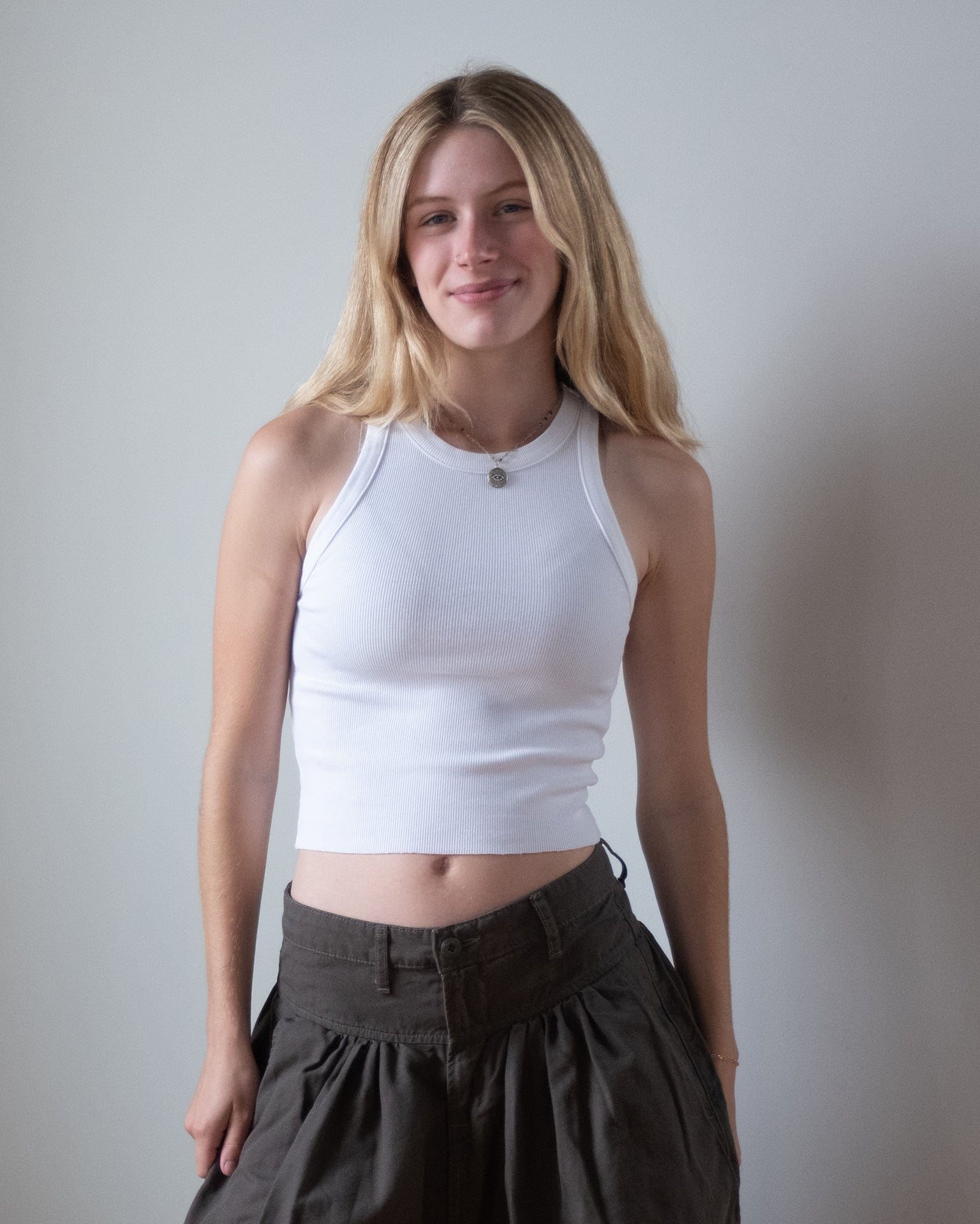 NSF Amaya Tank in Soft White