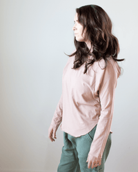 NSF Brock L/S Raglan Crew T in Blush