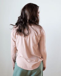 NSF Brock L/S Raglan Crew T in Blush