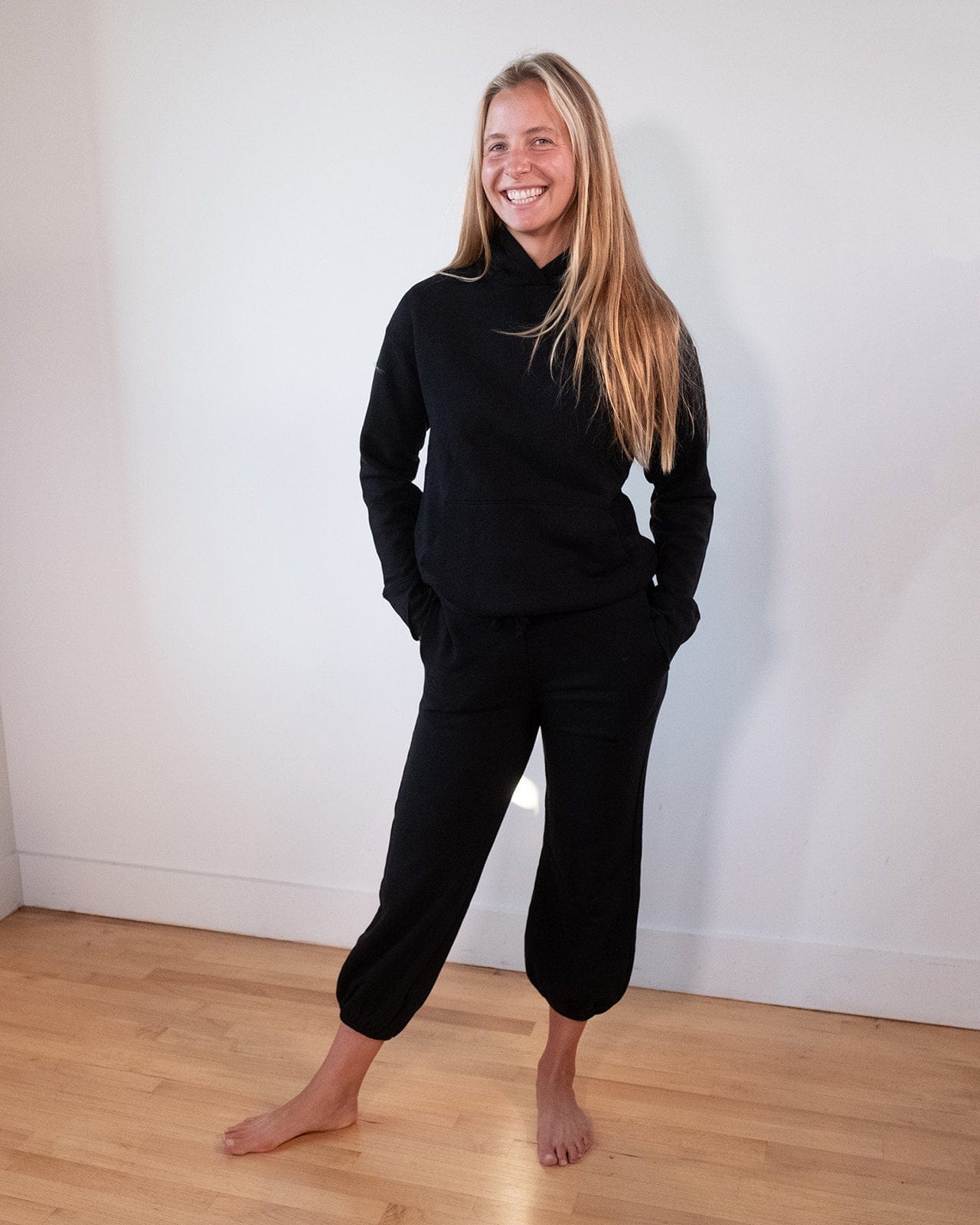 NSF Ellis Pullover Hoodie in Black