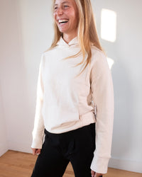 NSF Ellis Pullover Hoodie in Parchment