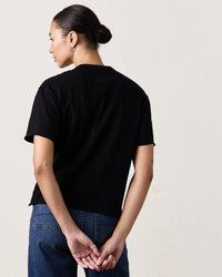 NSF Harper S/S Boxy T in Black