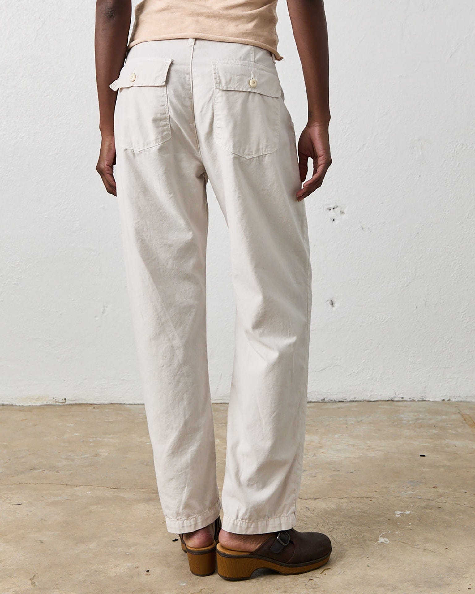 NSF Kennedy Trouser in Soft White