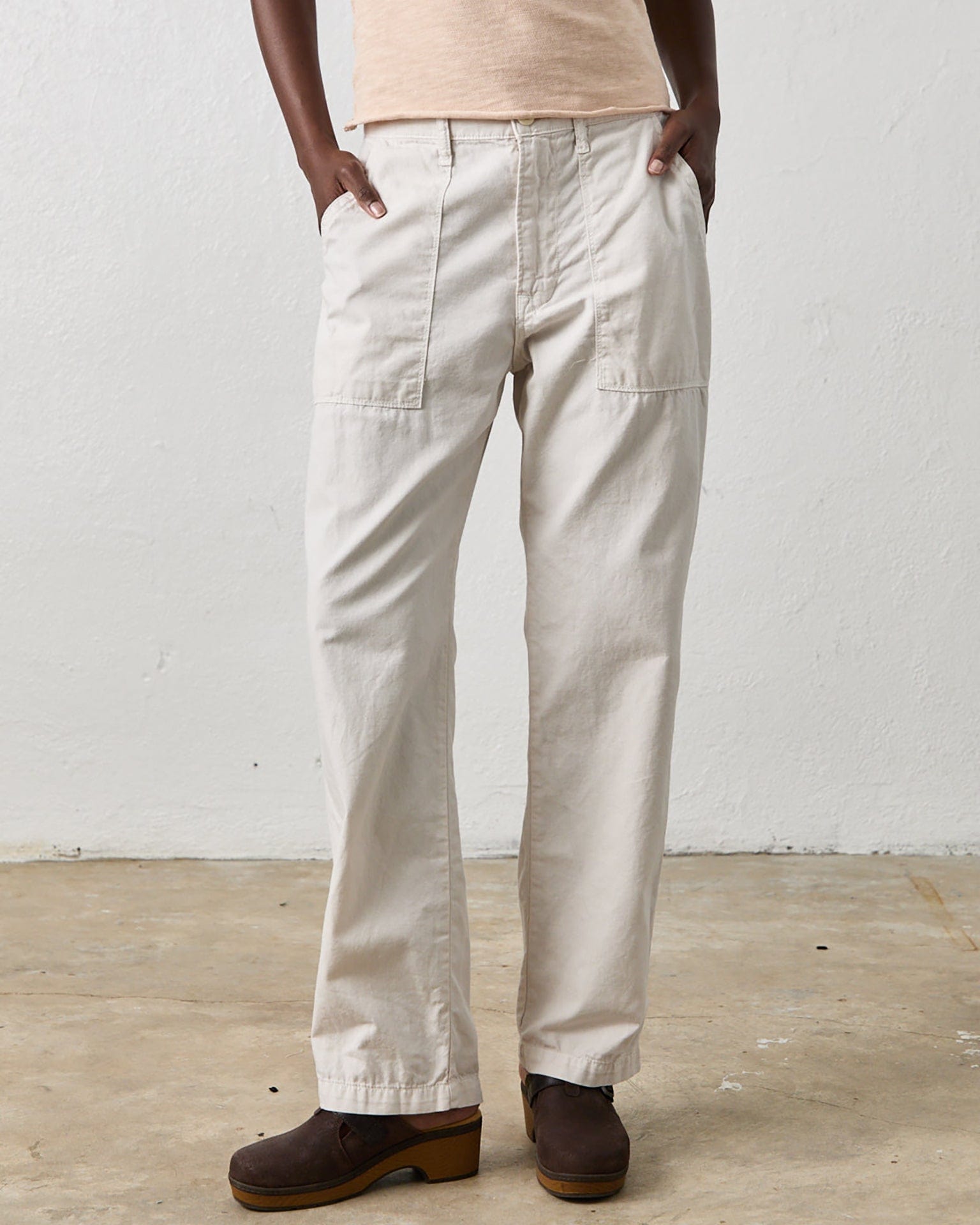 NSF Kennedy Trouser in Soft White
