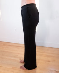 NSF Louis Pleated Pants in Black