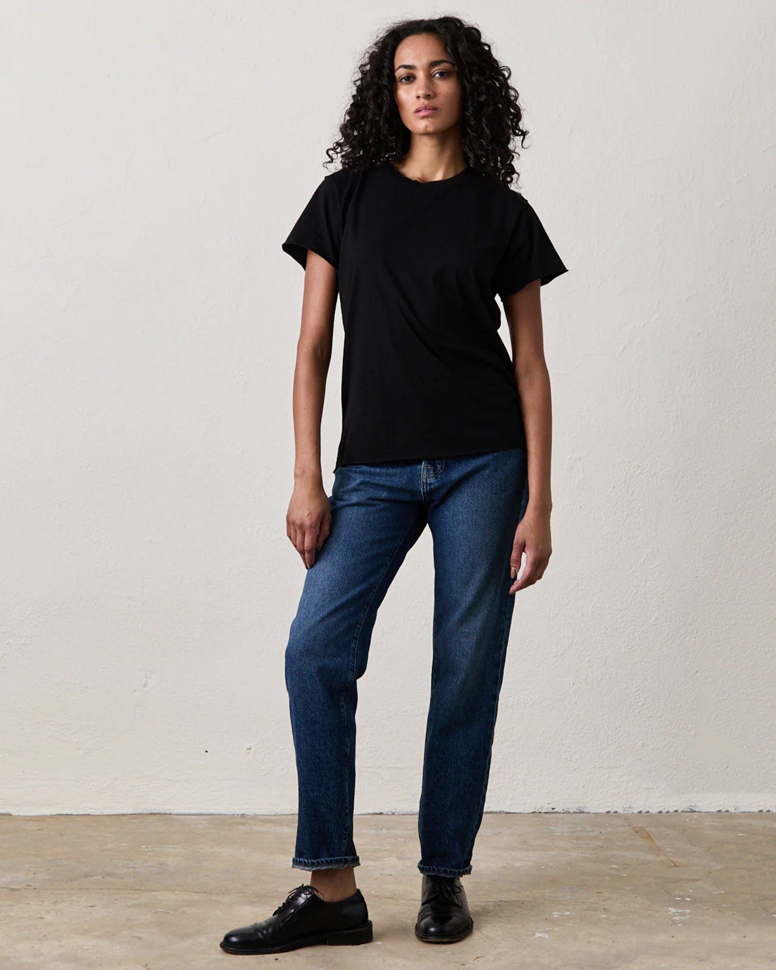 NSF Moore Crew Tee in Black