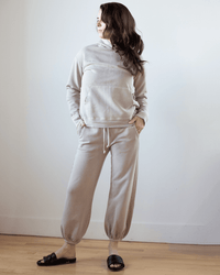 Shane Basic Sweatpant in Sable - Bliss Boutiques