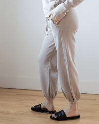 Shane Basic Sweatpant in Sable - Bliss Boutiques