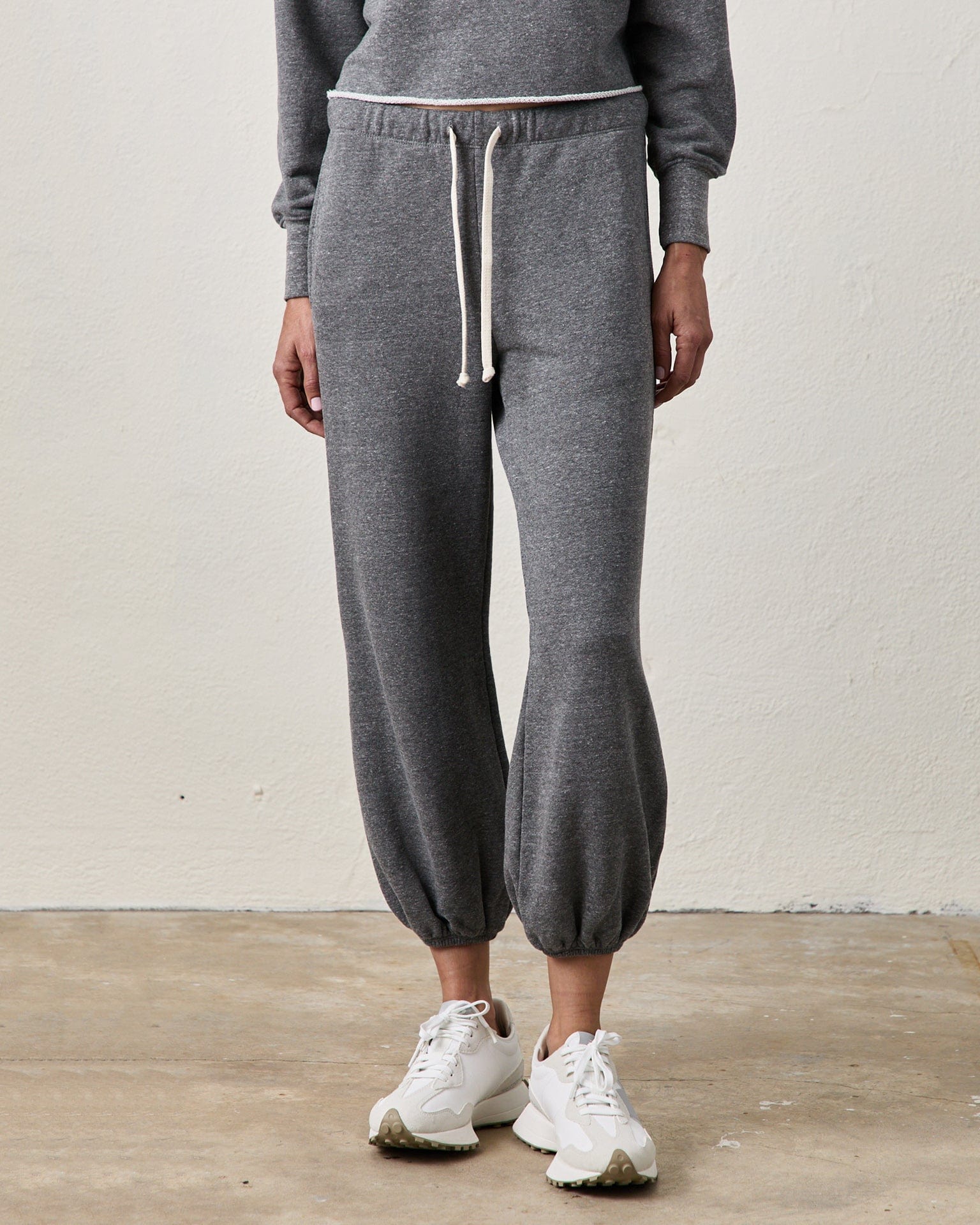 NSF Shane Billow Sweatpants in Charcoal Heather Grey