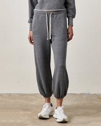 NSF Shane Billow Sweatpants in Charcoal Heather Grey