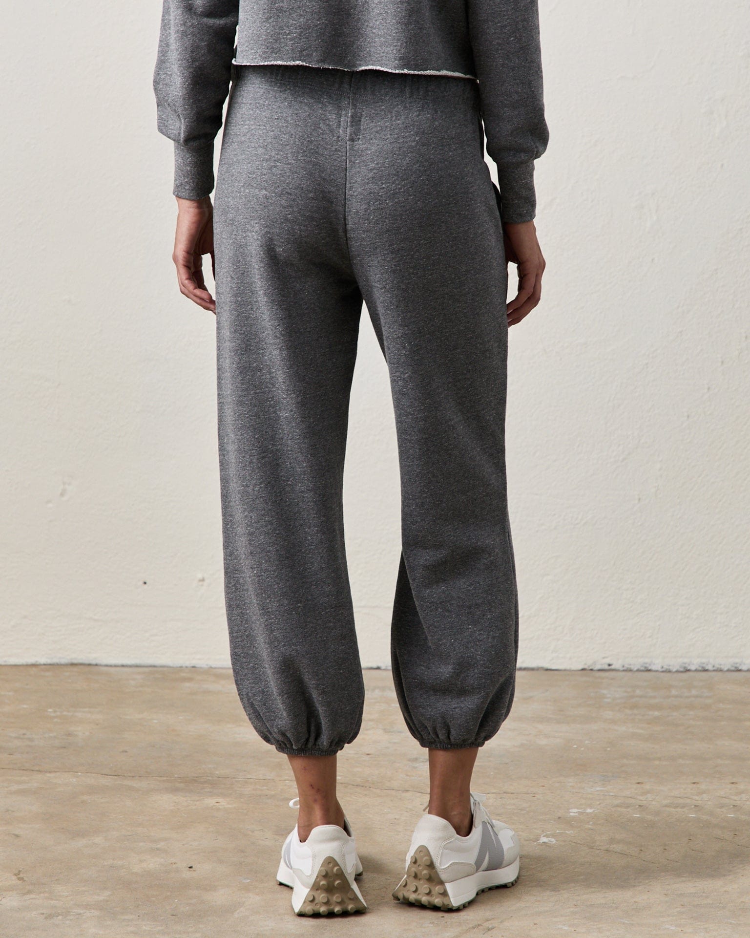 NSF Shane Billow Sweatpants in Charcoal Heather Grey
